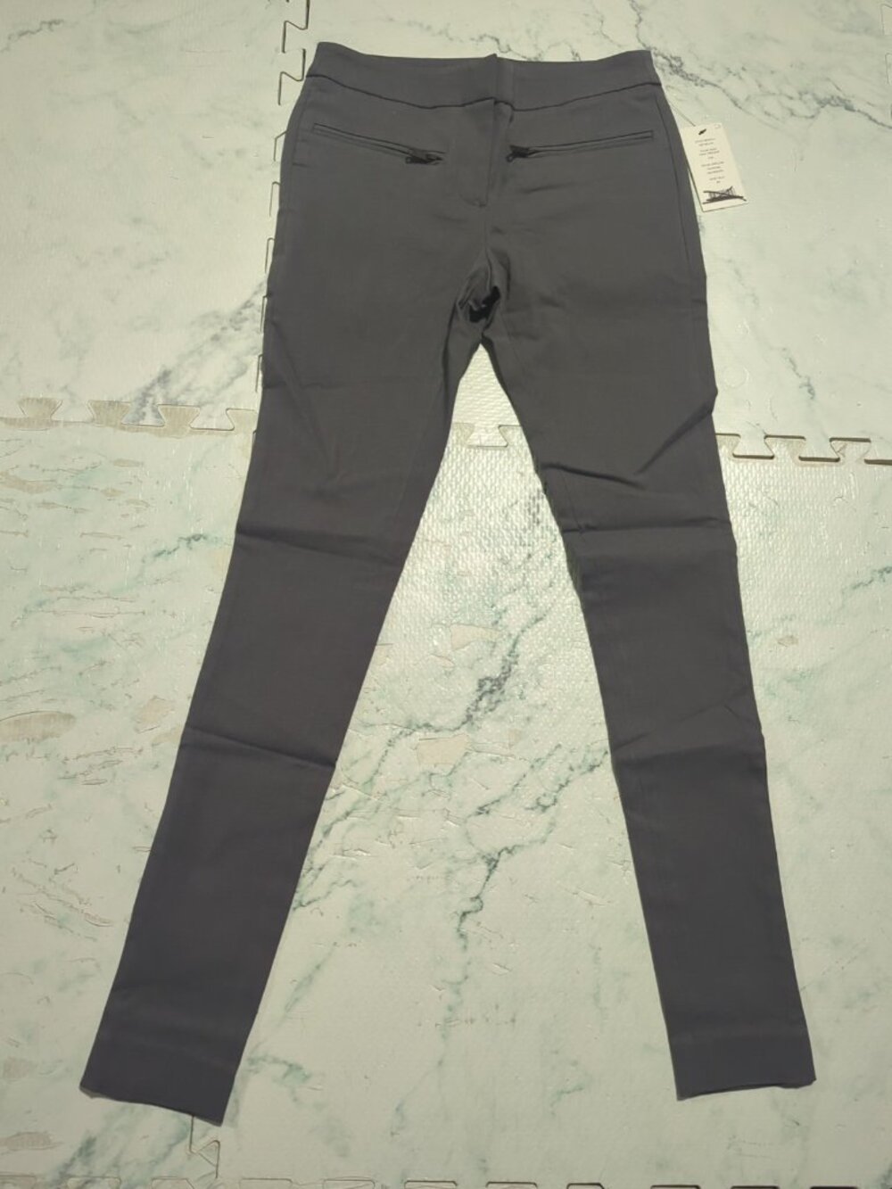 🔥NEW! DKNY Slim Stretch Mid Rise Skinny Fit Ankle Women Charcoal Pant🔥